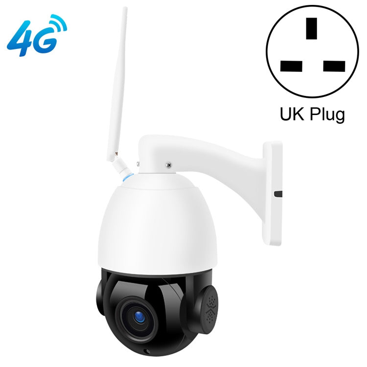 QX5 4G (EU Version) 2.0 Million Pixels 1080P HD 20X Zoom Dome Smart Camera, Support Infrared Night Vision / Motion Detection / Voice Intercom / TF Card, AU Plug